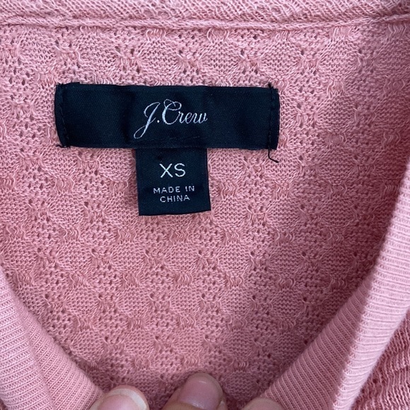 JCrew pointelle mock neck top - Picture 6 of 7